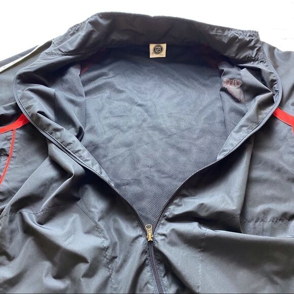 NHL Red Wings Windbreaker Style Jacket Black and Red Size Large - Picture 7 of 11